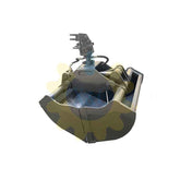 Clamshell grab