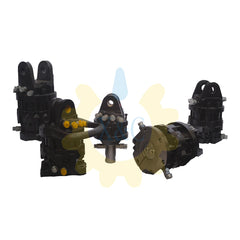 DRB-3030F Hydraulic Rotator Side Profile - Industrial Grade Rotating Mechanism