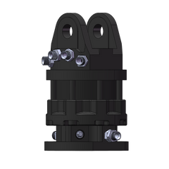 DRB-60F Hydraulic Rotator Technical Specifications and Dimensions Chart
