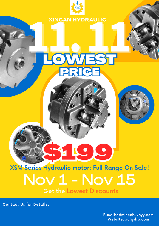 Xincan Hydraulics 11.11 Promotion: Factory Direct Hydraulic Equipment Starting from Just $199! - XINCAN Hydraulic