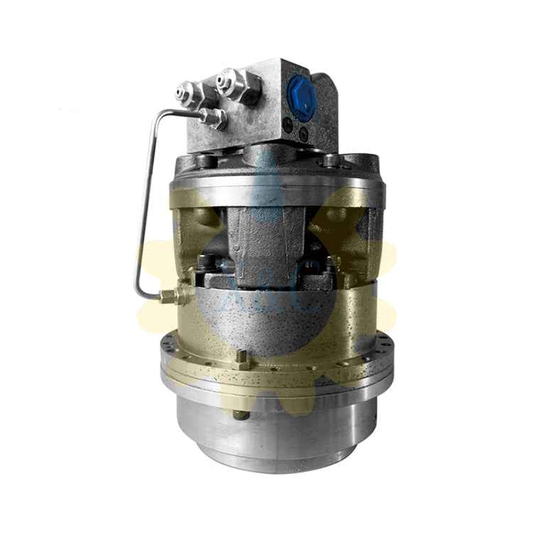 Hydraulic planetary reducer with control valve block