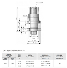 Rexroth GFB series swing drive