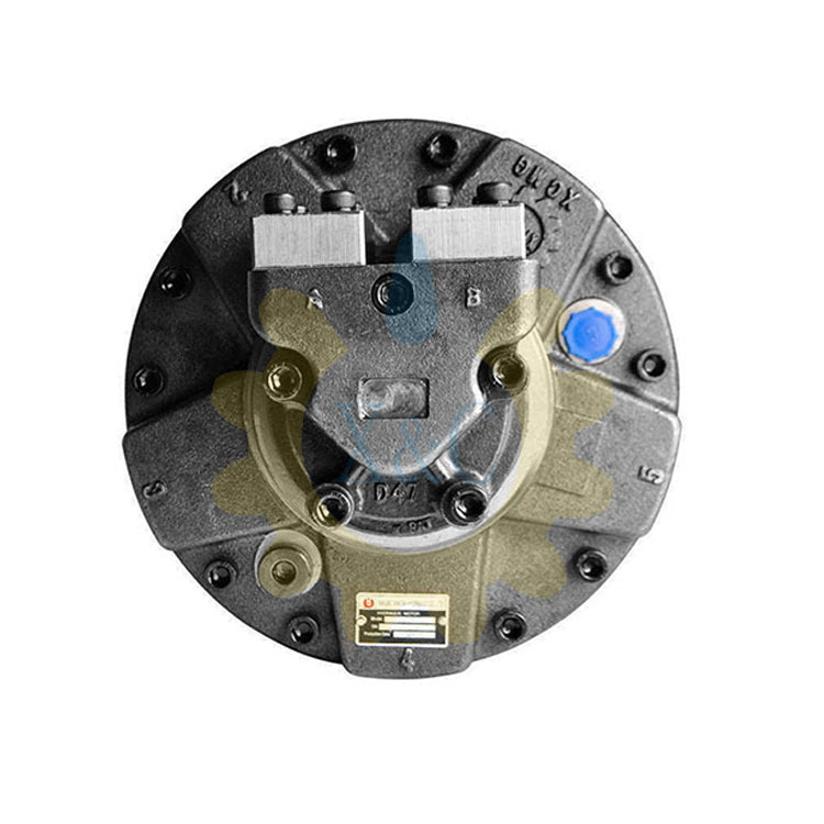 XSM4 Series Radial Piston Hydraulic Motor Installation Guide and Connection Details
