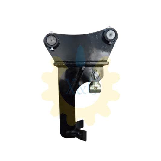 Twin-axis anti-sway connection frame