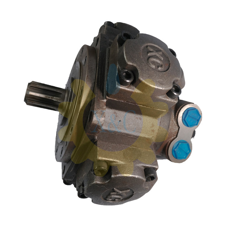 XWM1 Series Radial Piston Hydraulic Motor Installation Guide and Connection Details
