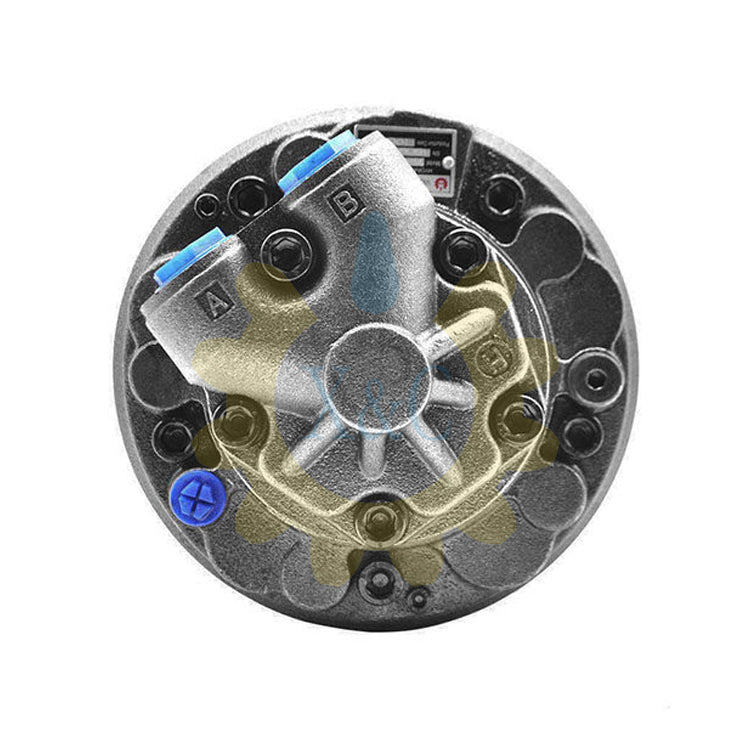 XSM3 Series Radial Piston Hydraulic Motor Dimensional Drawing and Assembly Instructions
