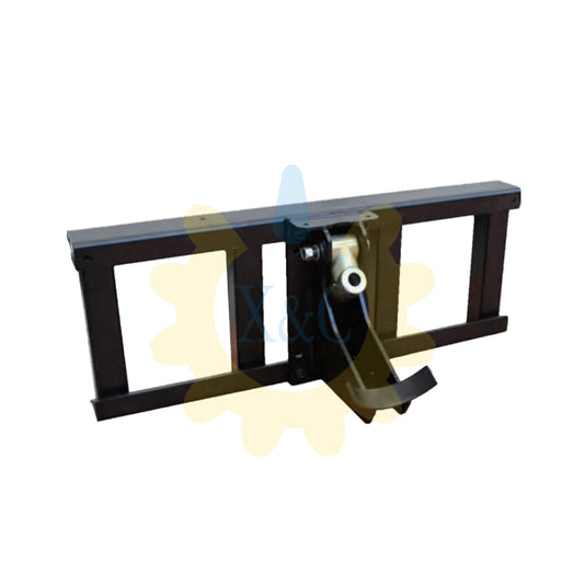Slip steer connection frame