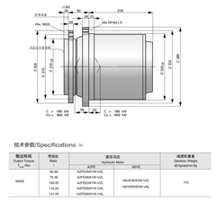Rexroth GFT series travel drive