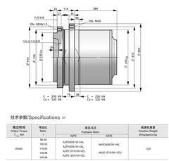 Rexroth GFT series travel drive