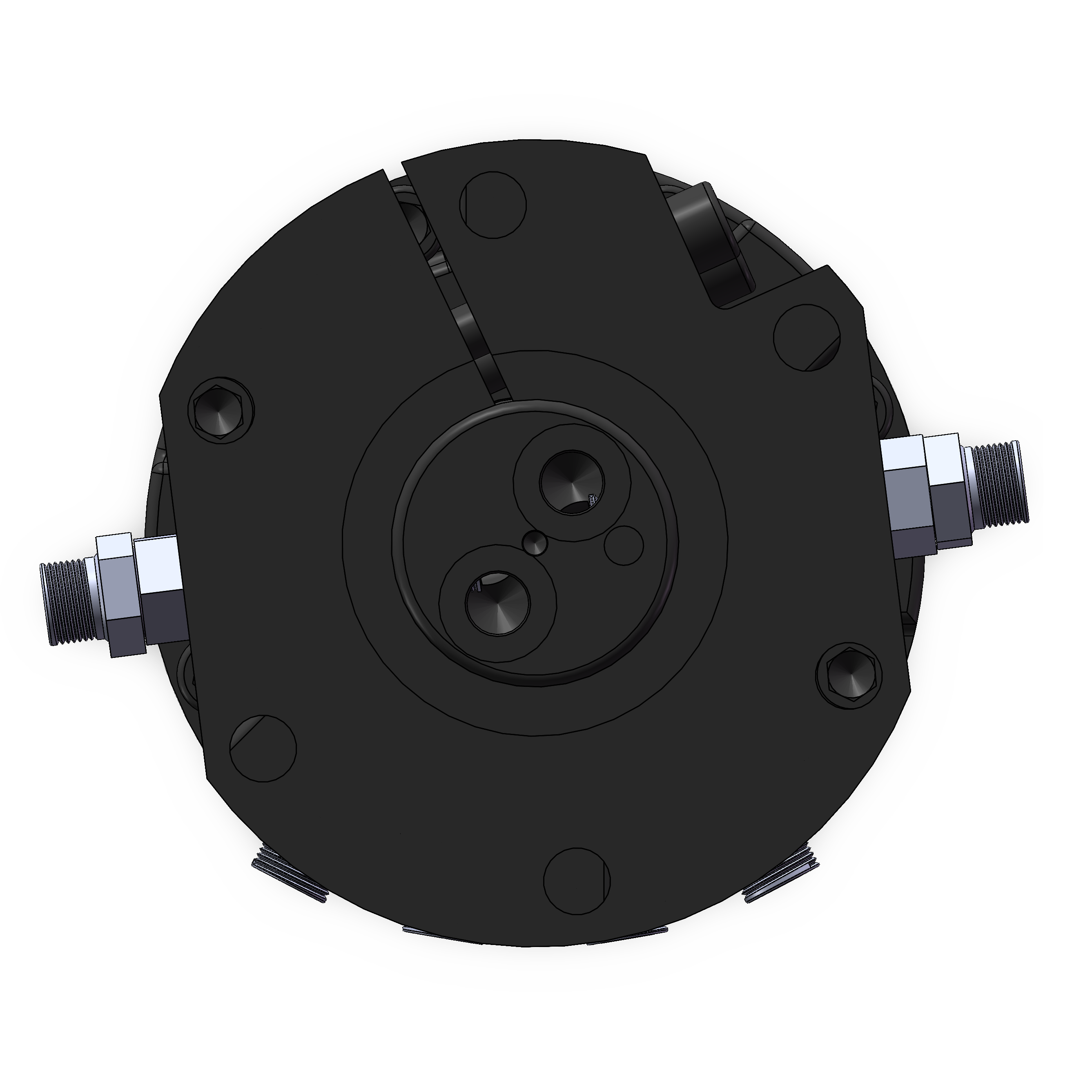 DRB-60F Hydraulic Rotator Performance Parameters and Installation Details
